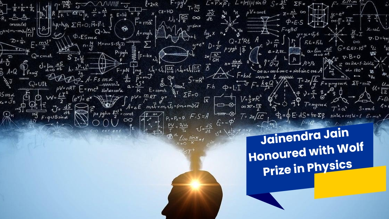 Jainendra Jain Honoured with Wolf Prize in Physics