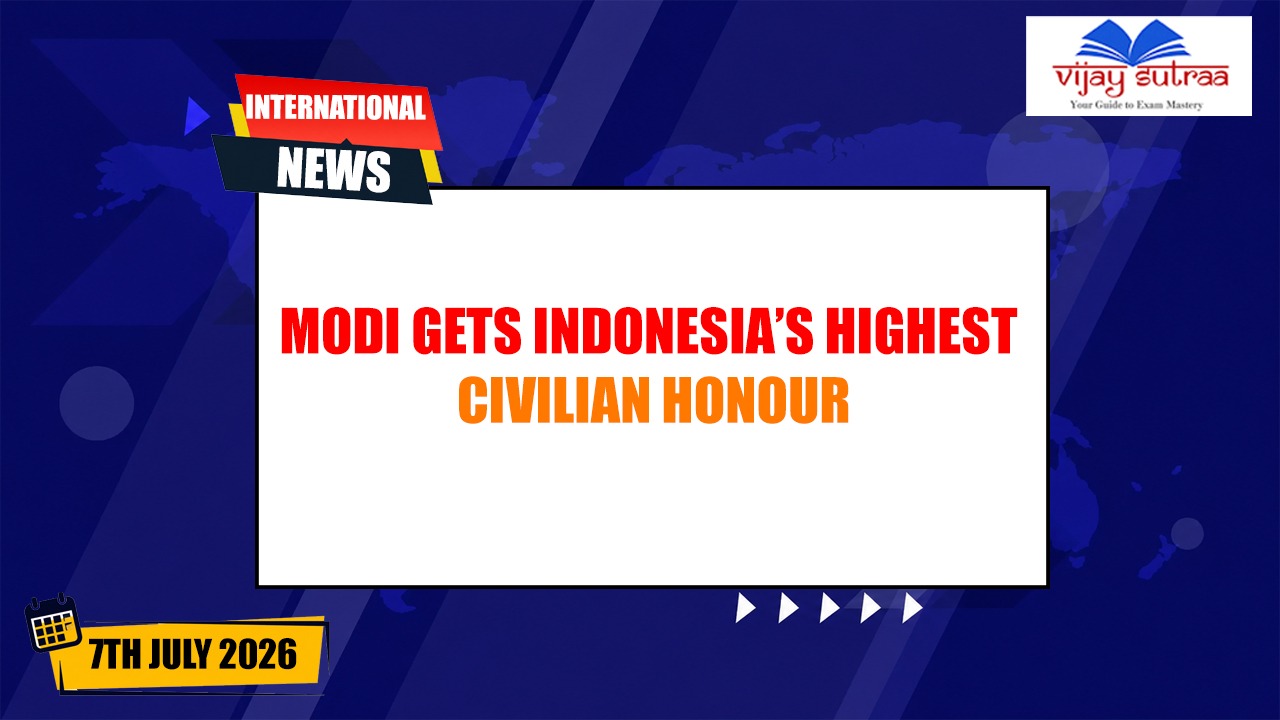 PM Modi Awarded Indonesia’s Highest Civilian Honour
