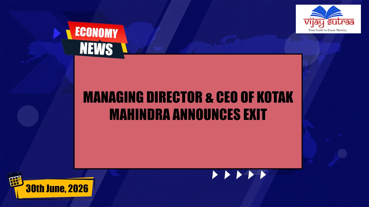 Kotak Mahindra CEO Ashok Vaswani Announces Exit