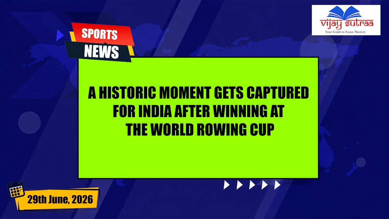 India Wins Historic First-Ever Gold at World Rowing Cup