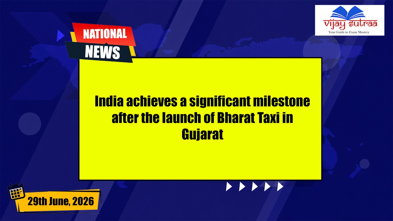 Bharat Taxi Officially Launches in Gujarat
