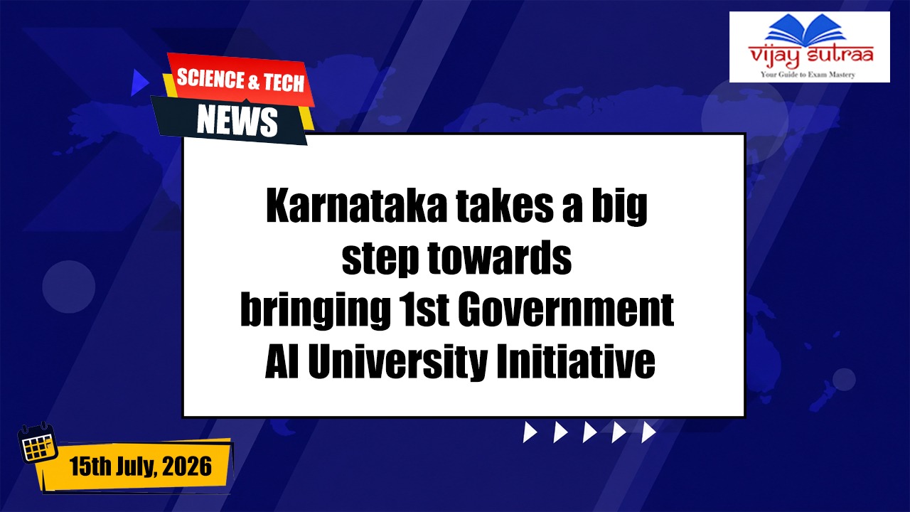 India's First AI university Build-up Initiative to be taken by Karnataka