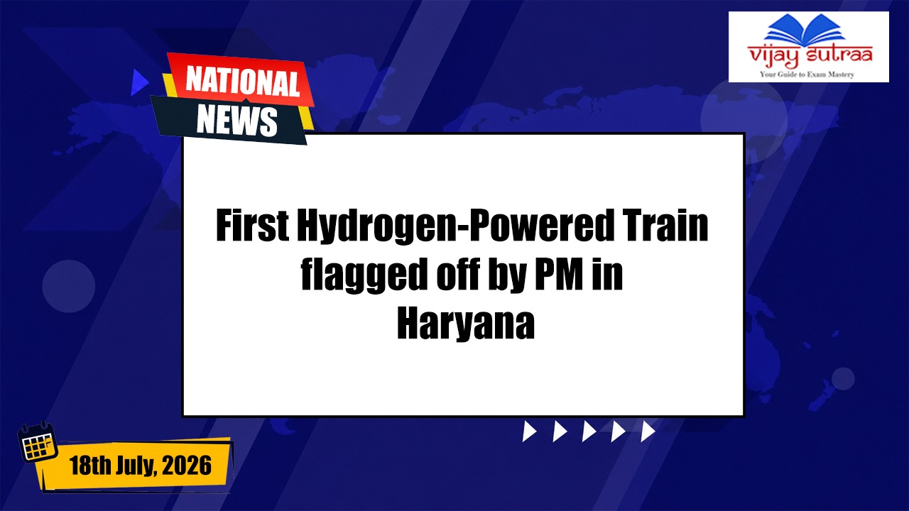 India's First Hydrogen-Powered Train flagged off by PM Modi in Haryana