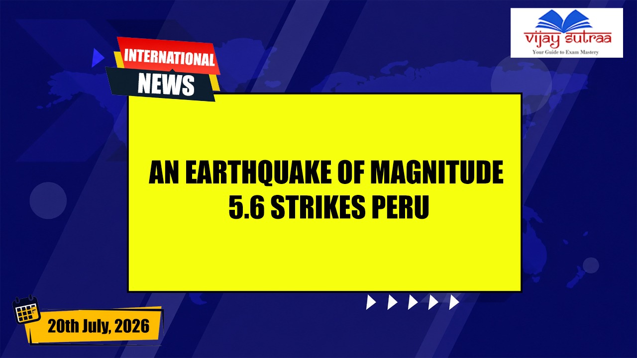 An Earthquake of Magnitude 5.6 Hits Peru