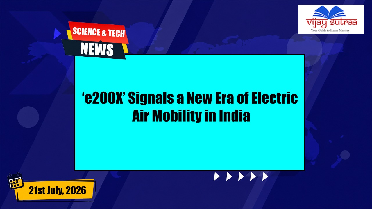 'e200X' Marks India's Entry into Electric Air Mobility