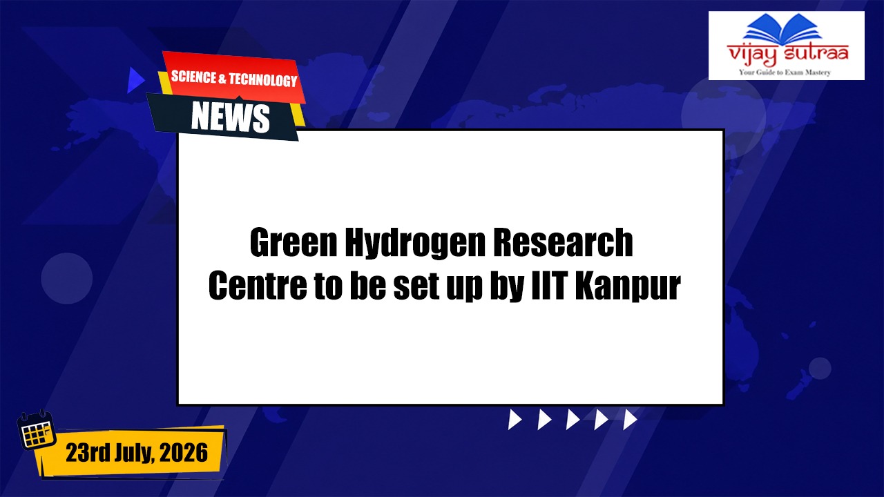 IIT Kanpur to Set Up Green Hydrogen Research Centre