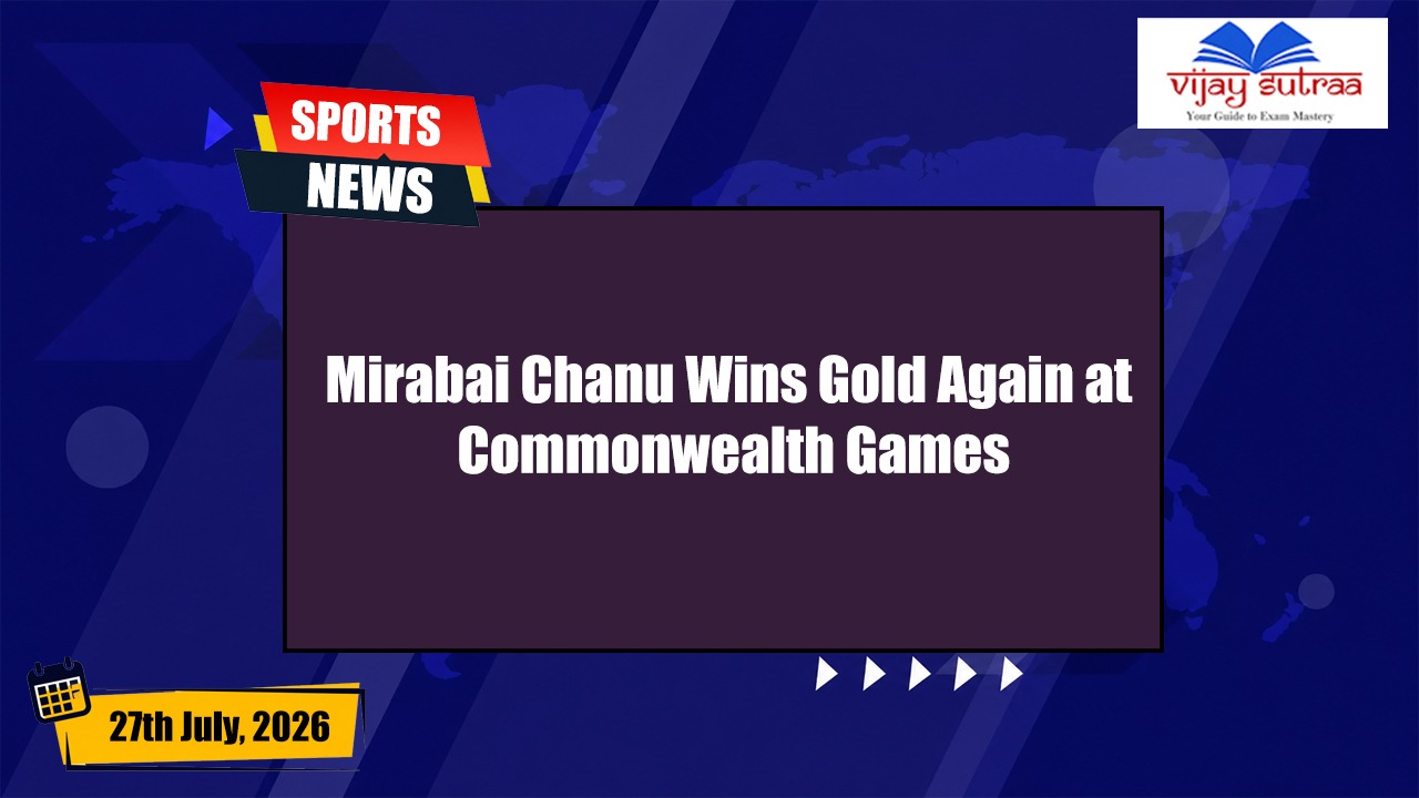 Mirabai Chanu Bags Another Commonwealth Games Gold