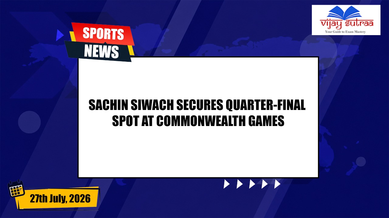 Sachin Siwach Storms into Commonwealth Games Quarter-finals