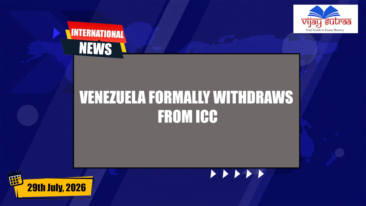 Venezuela Announces Withdrawal from ICC