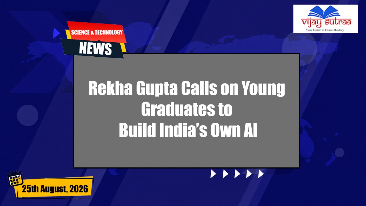 Rekha Gupta Urges Graduates to Drive India’s AI Growth