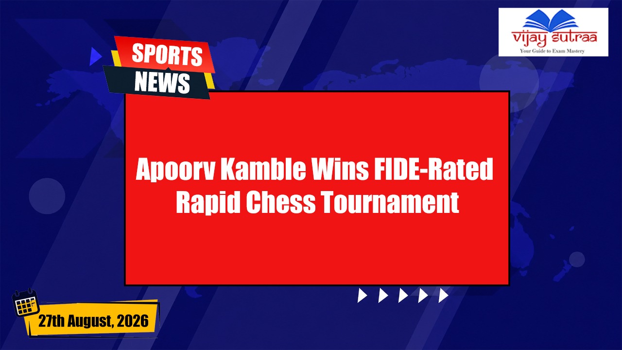 Apoorv Kamble, 17, Clinches FIDE-Rated Rapid Chess Title