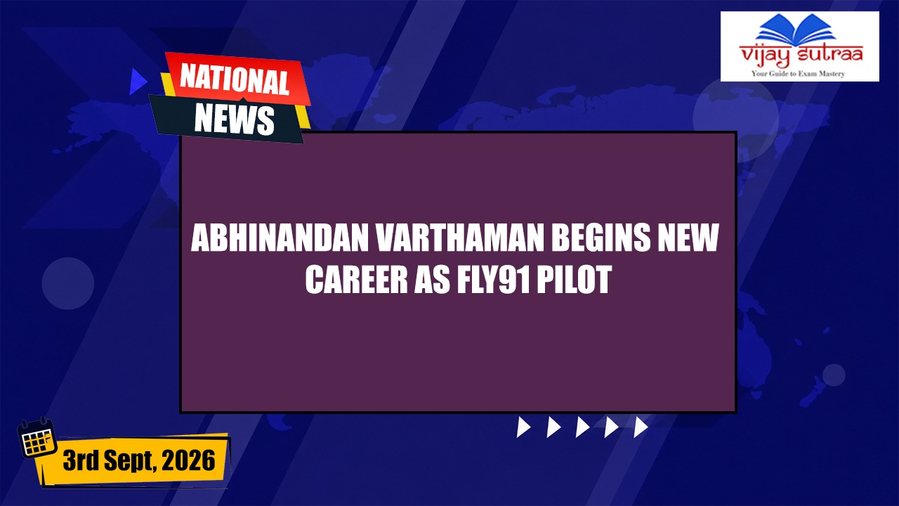 Abhinandan Varthaman Takes Flight Again, Joins FLY91 as Pilot