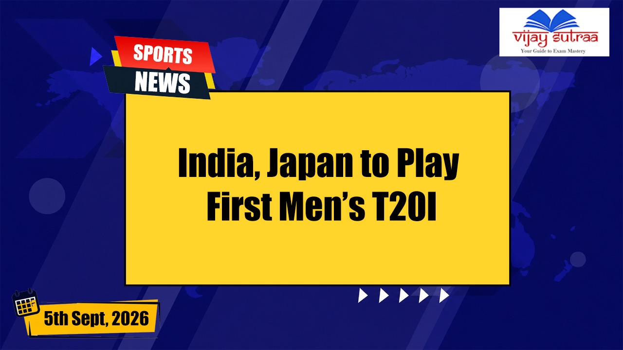 India, Japan to Play First Men’s T20I