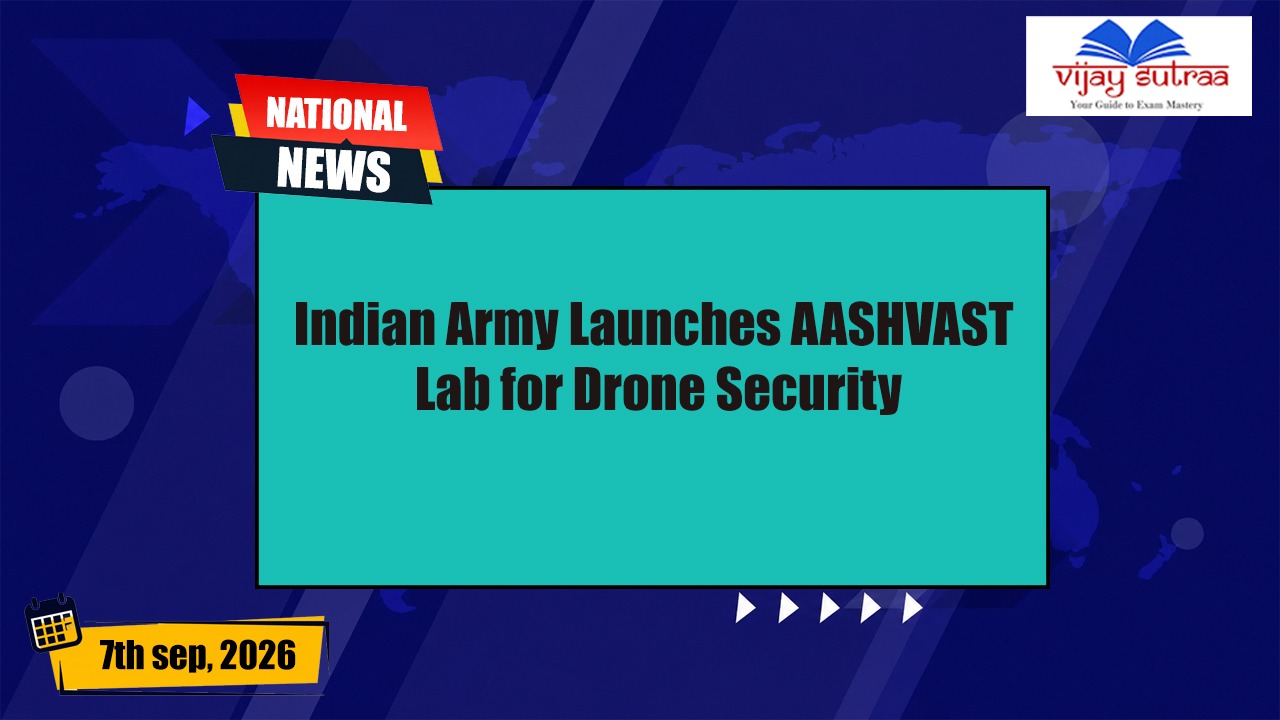 Army Launches AASHVAST Lab for Drone Security